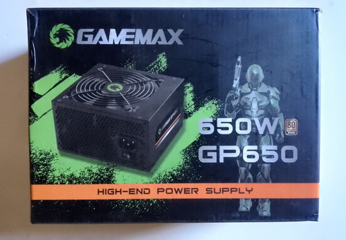 Fonte Game Max 650w Gp650 80 Plus Bronze 