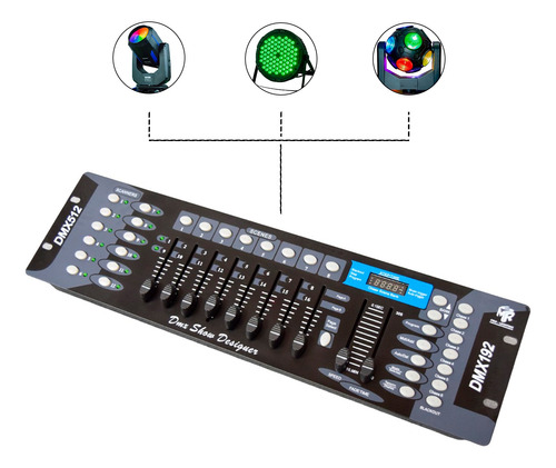 Controlador Dmx 192 Canales  Dmx 512