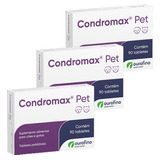 3 X Condromax 90 Tabletes Cães E Gatos Petshop Ourofino Pet