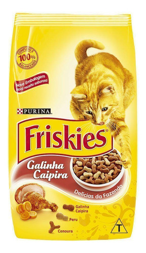 Purina Friskies Ração Seca Gatos Adultos Frango 3kg