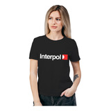 Polera Mujer Interpol Indie Musica Algodón Orgánico Wiwi