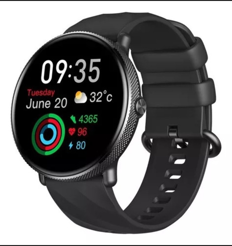Relógio Smartwatch Zeblaze Gtr 3 Pro Spo2 Monitor Cardíaco Caixa Preto Pulseira Preto Bisel Preto Desenho Da Pulseira Liso