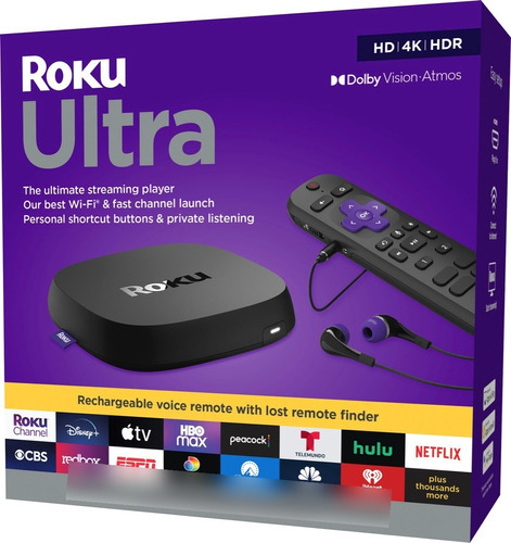 Roku Ultra 4802r - Lan Inalámbrica - Negro 