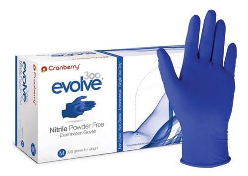 Guantes Nitrilo Azul Rey 300pz 