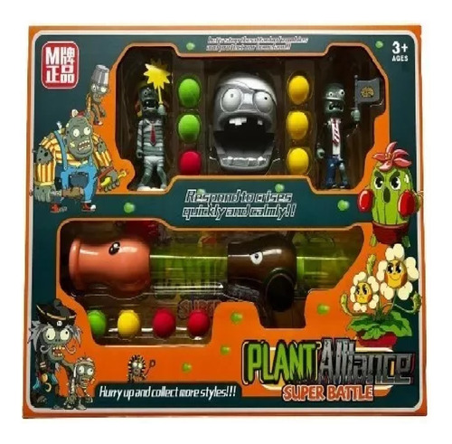 Plantas Vs Zombies  Juego De Zombies Con Disparador