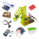 Brazo Robotico Mearm Verde Kit Control Remoto + Arduino Uno