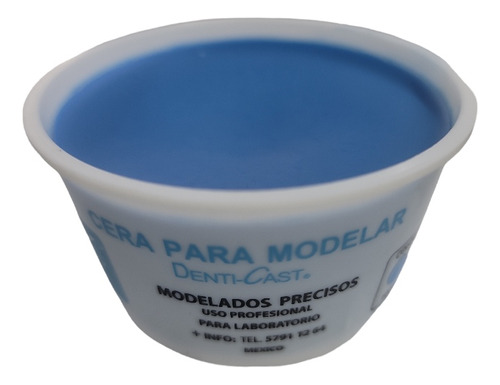 Cera Para Modelar Dental 100gr Denti Cast Azul