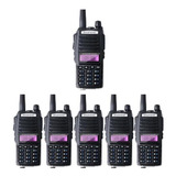 Kit De 6 Radios Ht Communicator Baofeng, Radio Uv82 De Doble Banda