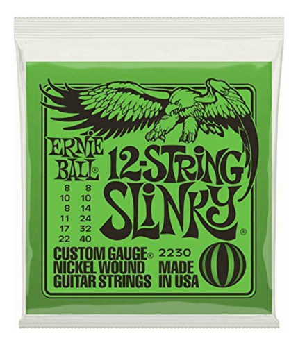 Ernie Ball Slinky Cuerdas Para Guitarra Eléctrica De 12