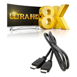 Cabo Hdmi 8k 2 Metros Cabo Hdr Dinâmico Ultra Hd