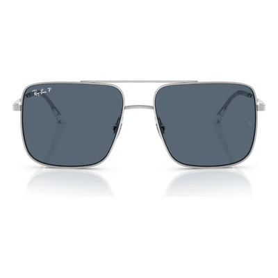 Lentes De Sol Ari Azul Polarizados Ray-ban Rb37580032v Varilla Plateado Armazón Plateado | Meses sin interés