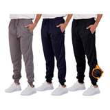 Pack 3 Pantalones Buzo Niño Talla 8-16 Liso