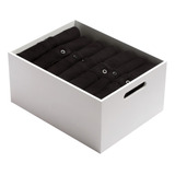 Caja Bambu Hbt Blanco Tamaño S 29x19x13 Cm