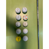 Palo De Golf Putter + 10 Pelotas De Golf