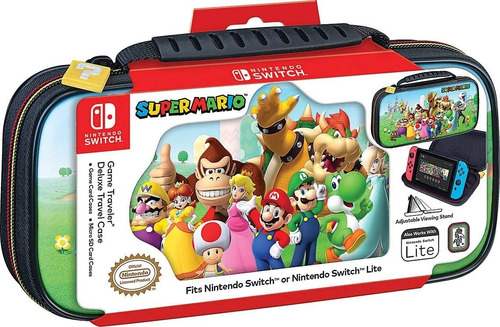 Estuche Travel Case Super Mario Para Nintendo Switch Nuevo