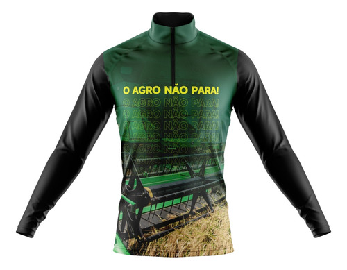 Camisa Camiseta Agro Fazenda Agricultura Proteção Uv Bruto