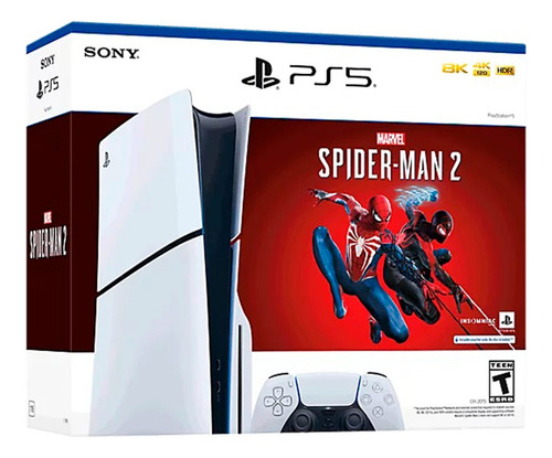 Playstation 5 Standard 825gb + Juego Spiderman 2 (cfi-1214a)
