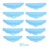 Bob De Silicone Pads P/ Lash Lifting Cílios - 5 Pares Cor Azul