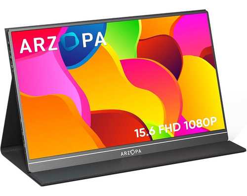Monitor Portátil Arzopa 1080p Fhd, 15.6'', 60 Hz, Ips