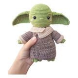 Muñeco Baby Yoda Grogu Star Wars Amigurumi Tejido - Pipelino