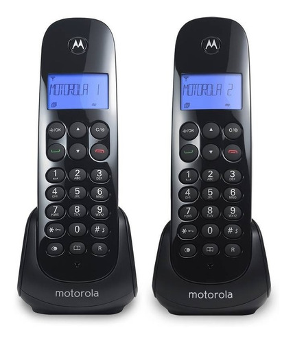 Teléfono Inalámbrico Motorola M700-2 Negro