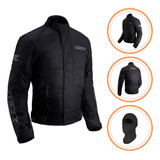 Jaqueta Motoqueiro Texx Ronin Impermeável + Balaclava