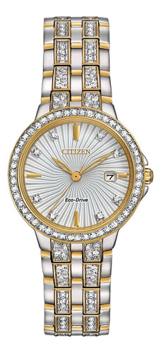 Ew2344-57a Reloj Citizen Silhouette Crystal 28mm Dorado/plat