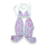 Pijama Pareja My Melody Kitty Sanrio Top + Pantalón Polar