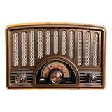 Radio Am Fm  Vintage Reproductor Bluetooth Retro Sixtinna