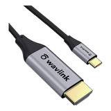 Cabo Tipo C A Hdmi 4k 60hz Wavlink Wl-cahm3 1,8 Metros