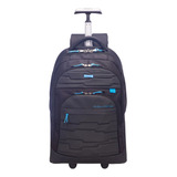 Mochila Carrinho Mega Rodas Sestini Evolution - Dark Divisio Cor Preto Desenho Do Tecido Liso