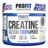 Suplemento Em Pó Profit Laboratórios  Creatine Pure Creatina Creatine Pure Em Pote De 150g