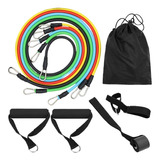 Set De Bandas De Resistencia 11pcs Para Ejercicio En Casa Y