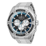 Invicta Reloj De Cuarzo De Acero Modelo: 31436 Plateado