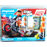 Playmobil Stunt Show 71256 Moto Acrobacias Caja Abierta Leer
