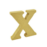 Letra X Mdf 15mm Por 8cm De Altura Decoração Madeira Mdf