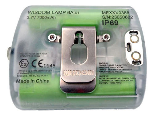 Lámpara Led Minera Wisdom Mod 6a Cargador Individual Nwb-30