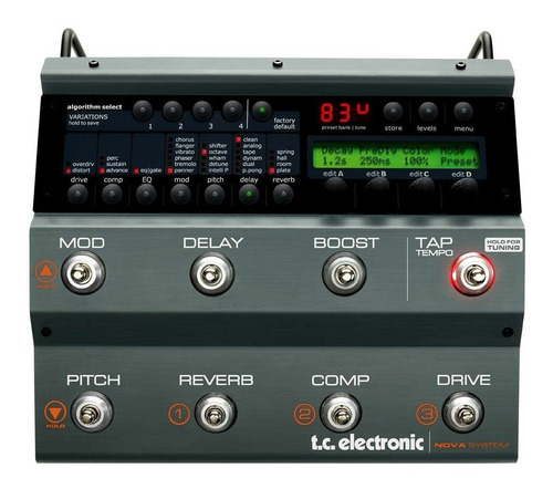 Tc Electronic Nova System Pedalera Multiefectos Guitarra Voz