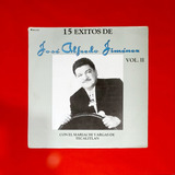 José Alfredo Jiménez 15 Éxitos / Acetato Disco Vinil Lp 