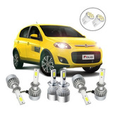 Kit Super Led Farol Alto Baixo E Milha Palio G5 2014 2015