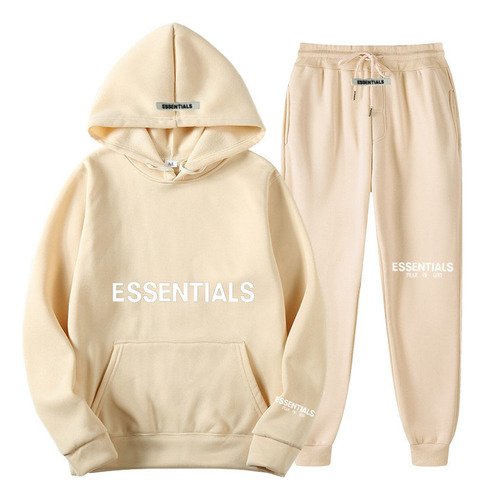 Set Essentials Para Hombre Y Mujer Con Sudadera Con Capucha