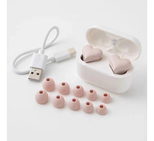 Regalo Niña Audífonos Inalámbrico Bluetooth Forma Corazón