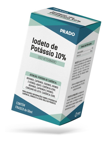 Iodeto De Potássio 10% Fr 50 Ml - Prado 