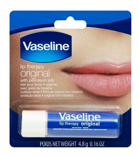 Bálsamo Labial Original Vaseline Lip Therapy 0.16 Onzas