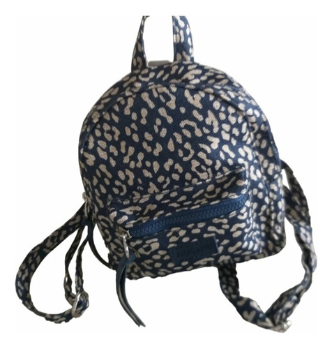 Mochila Feminina, De Tecido Animal Print, Marca Anacrapi.