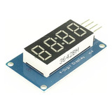 Display 4 Digitos De 7 Segmentos Driver Tm1637 I2c, 2 Unidad