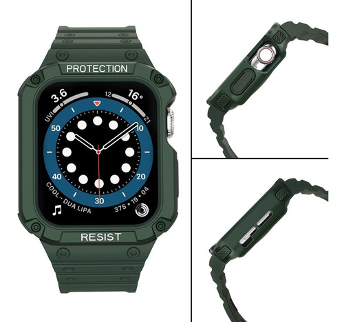 Correa Para Apple Watch Todas Series Anti Shock Golpes Armor