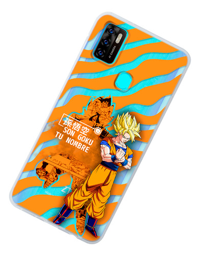 Funda Para Zte Dragon Ball Z Goku Ssj Con Tu Personalizado