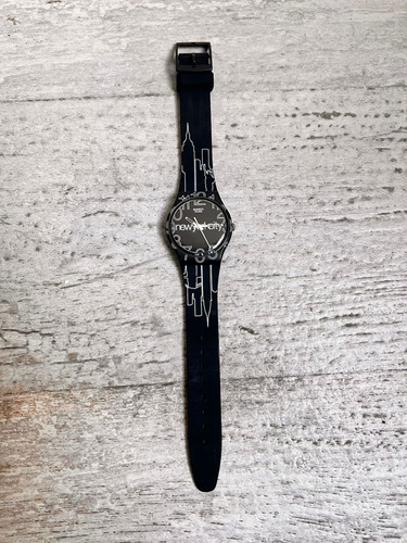 Reloj New York Swatch Negro