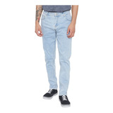 Jeans Hombre Fit Skinny Spandex Azul Medio Corona